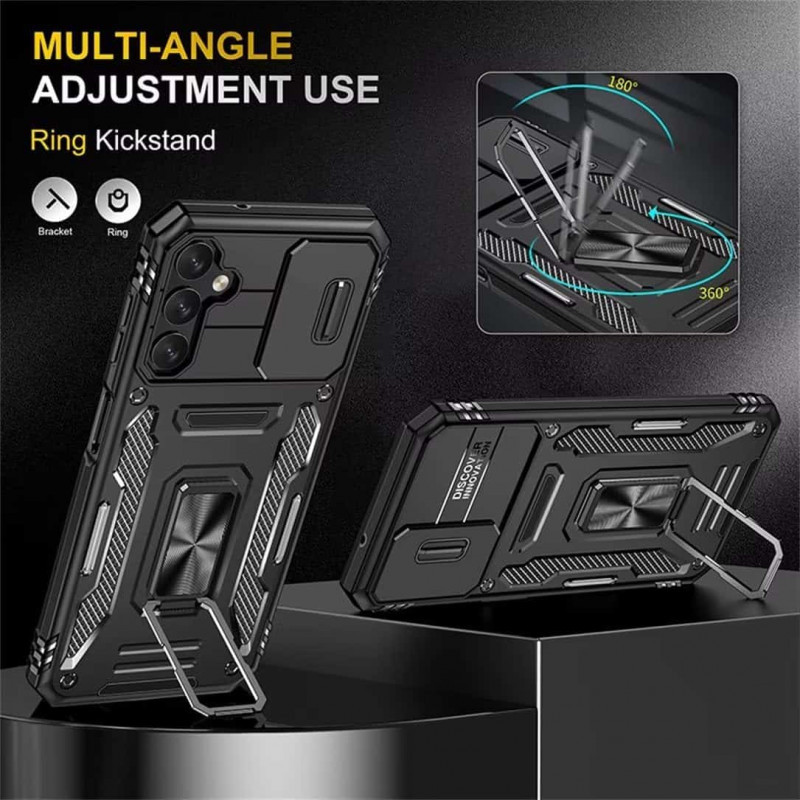 Ударопрочный чехол Camshield Army Ring для Samsung Galaxy S24 Херсон - зображення 6