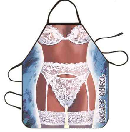 Фартух із приколом Леді в білизні 5578 71х54,5х0,2 см Киев