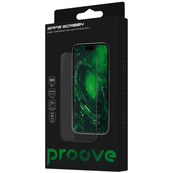 Захисне скло Proove Safe Screen для Samsung A35 A356/A55 A556/M35 M356 Black (PGPSS1GA3501) Харків - зображення 3