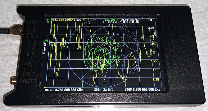 Антенна 1850-6050 МГц 6dBi, до 50 Вт, 30 см, N разъем (10818). Смотрите графики КСВ, Дніпро - зображення 6
