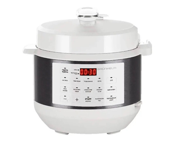 Мультиварка Grunhelm MРC-1000W 1000 Вт белая Киев - изображение 1