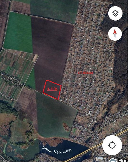 Пропонуємо на продаж фасадну земельну ділянку площею 4,1 га (пай) Біла Церква - зображення 5