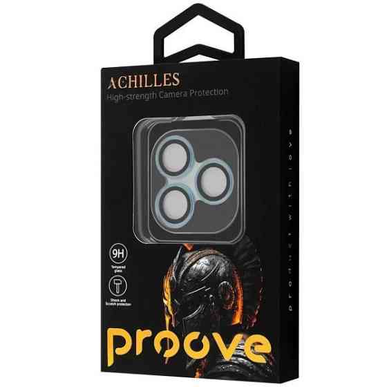 Захисне скло для камери Proove Achilles для iPhone 17 Pro/17 Pro Max Black (CPPAIP17PM01) (Код товар Харьков