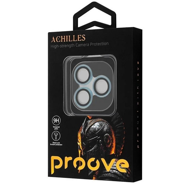 Захисне скло для камери Proove Achilles для iPhone 17 Pro/17 Pro Max Black (CPPAIP17PM01) (Код товар Харьков - изображение 2