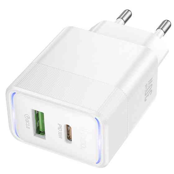 СЗУ Hoco CS112A Lounge PD30W+QC3.0 (1USB-A/1C) Херсон