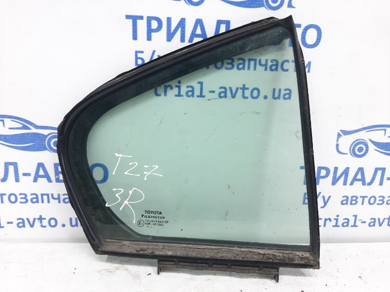 Стекло двери задней правой (форточка) Toyota Avensis T27 1.8 БЕНЗИН 2ZRFAE 2009 (б/у) Киев - изображение 1