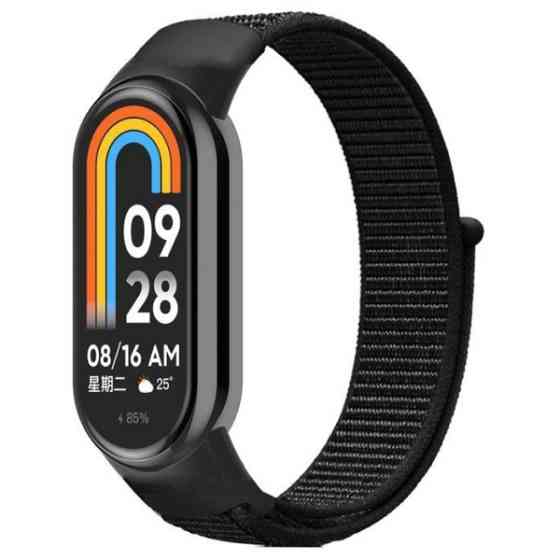 Ремінець ArmorStandart нейлоновий для Xiaomi Smart Band 10/9/8 Black (ARM86894) Харків
