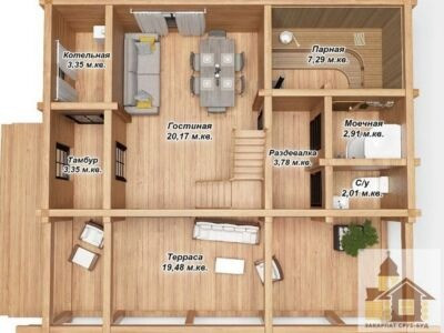 Купити зруб під ключ в Україні — ручна рубка від Закарпат Зруб-Буд, вигідна ціна Одесса - изображение 3