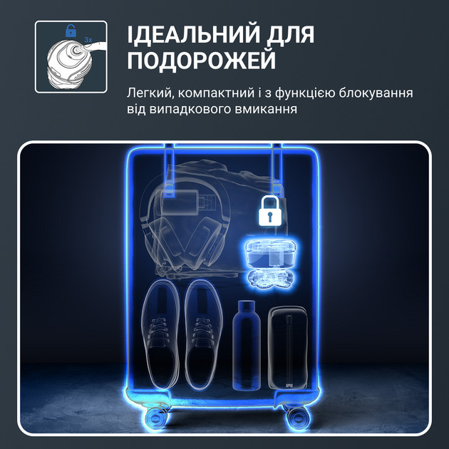 Электробритва Rowenta Gentle Bald TN3110E0 черная Київ - зображення 8