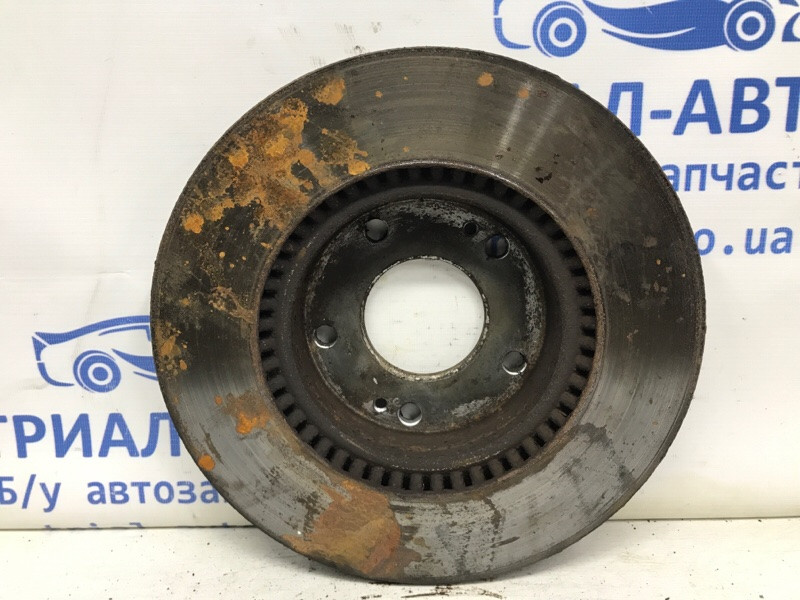 Диск тормозной передний Hyundai Tucson JM 2.0 DIESEL D4EA 2004 (б/у) Київ - зображення 2