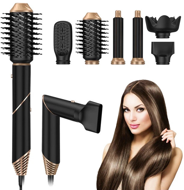 Стайлер для волос Inspire WT-631-6IN1 1000 Вт черный Киев - изображение 1