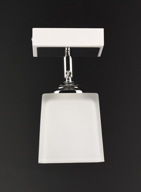 Люстра стельова на 1 лампочку 51203/1-wh Білий 20х9х10 см. Київ - зображення 1