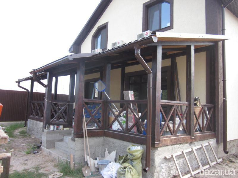 Навес. Шатер. Терассы из дерева. Веранда. Прибудова деревяна Киев - изображение 6