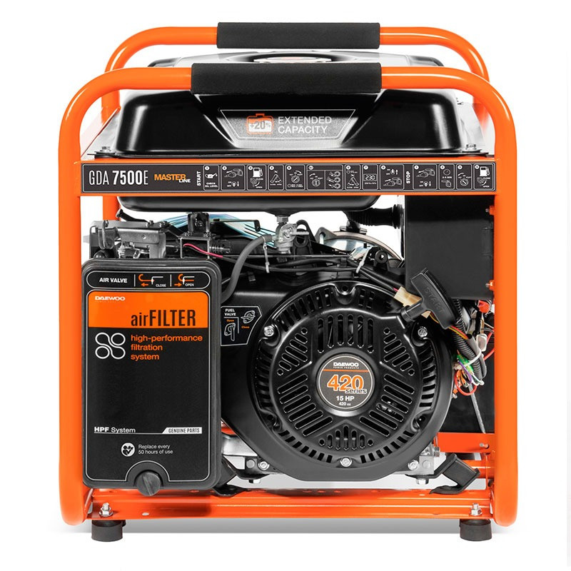 Генератор на бензині Daewoo GDA 7500 E з доставкою Київ - зображення 2