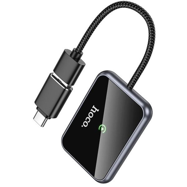 Адаптер CarPlay Hoco HU1 Gray (Код товару:42536) Харьков - изображение 3