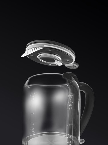 Электрочайник Polaris Water Way Pro Black PWK 17103CGL 1.5 л черный Київ - зображення 6