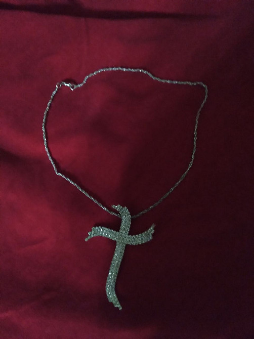 Бижутерия крестик с цепочкой новый|Біжутерія хрестик з ланцюжком новий Одеса - зображення 1