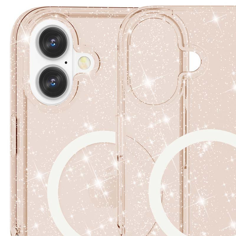 Чехол TPU Galaxy Sparkle (MagFit) для Apple iPhone 16 Plus (6.7") Херсон - зображення 7