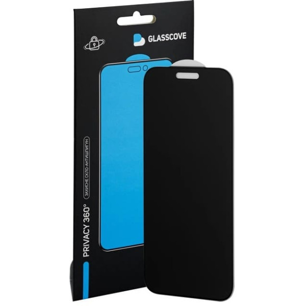 Захисне скло Glasscove Privacy 360 для iPhone 12/12 Pro Black Харків - зображення 1