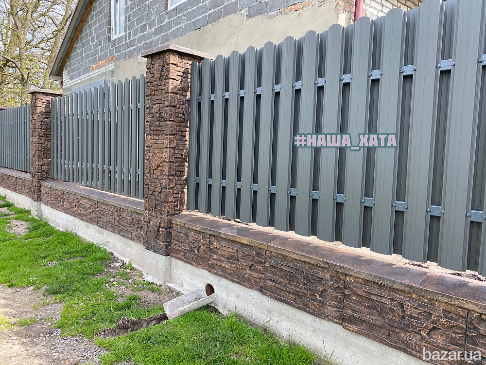 Штахеник паркан з штахетника Ивано-Франковск - изображение 2