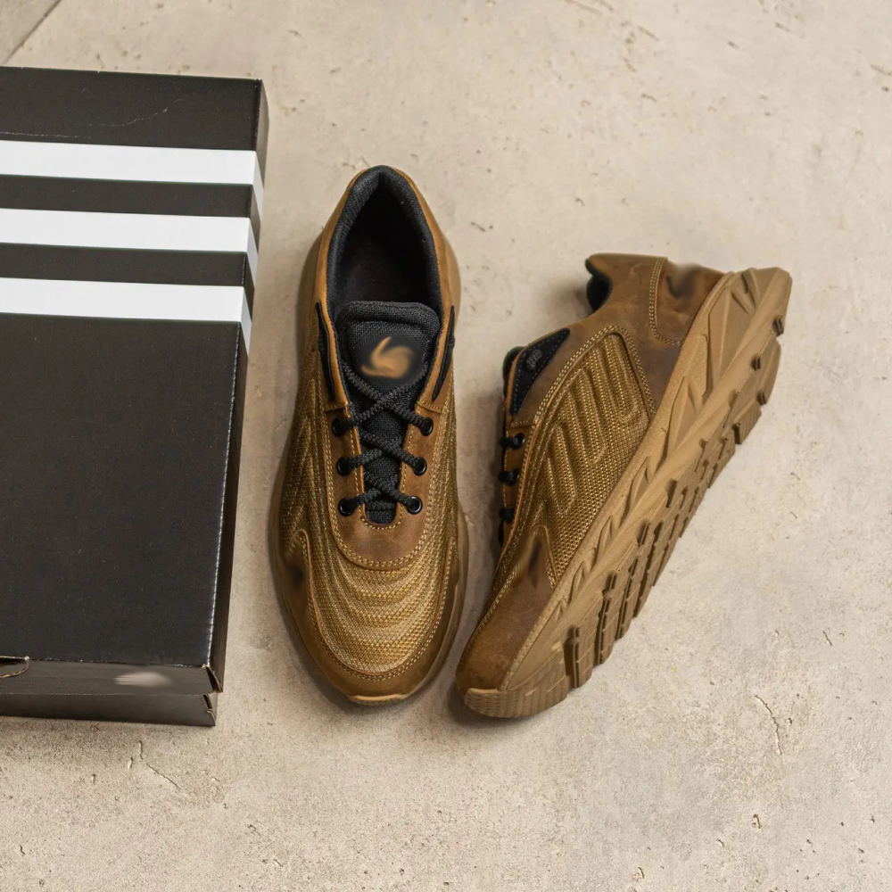 Мужские летние кроссовки сетка Ozelia Olive Київ - зображення 7