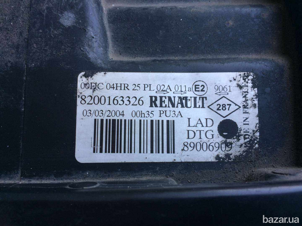 Б/у фара правая 8200163326 Renault Laguna 2, Рено Лагуна 2, Xenon Кропивницкий - изображение 2