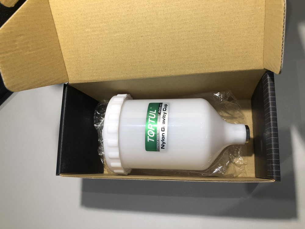 Бачок для краскопульта пластиковый 600 мл (внутренняя резьба M16*1.5) TOPTUL KALN0160 Харків - зображення 4