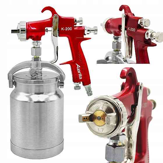 Краскопульт пневматический LVMP 1,7мм, НБ металл AUARITA K-200-1.7 Харків