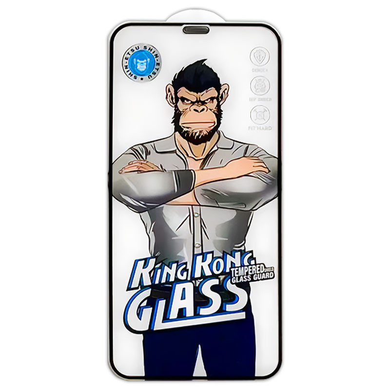 Защитное 2.5D стекло King Kong HD для Apple iPhone 12 Pro Max (6.7") Херсон - зображення 2