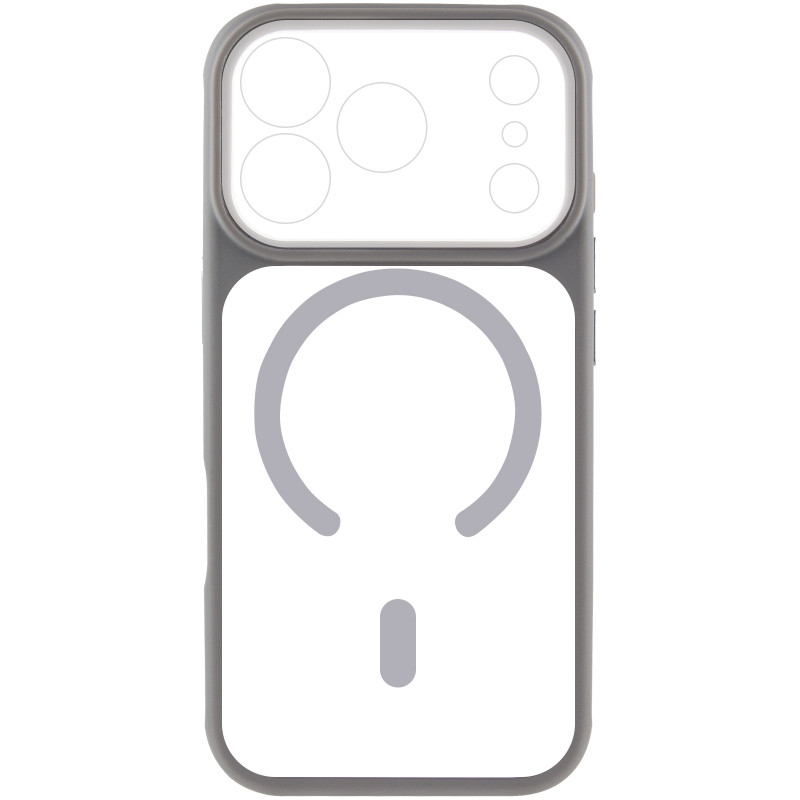 Чехол TPU+PC GETMAN Moon Clear with MagSafe для Apple iPhone 17 Pro Max (6.9") Херсон - зображення 3