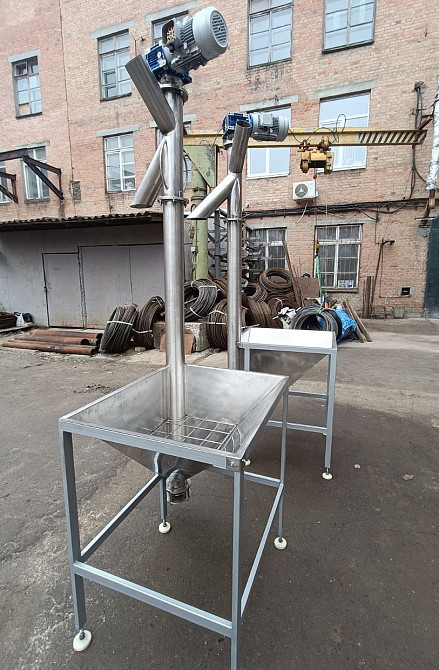 Вертикальные шнековые транспортеры из нержавеющей стали Полтава - изображение 2