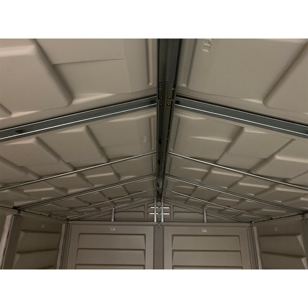 Сарай пластиковый YardMate 171x171x210 см темно-серый Киев - изображение 10