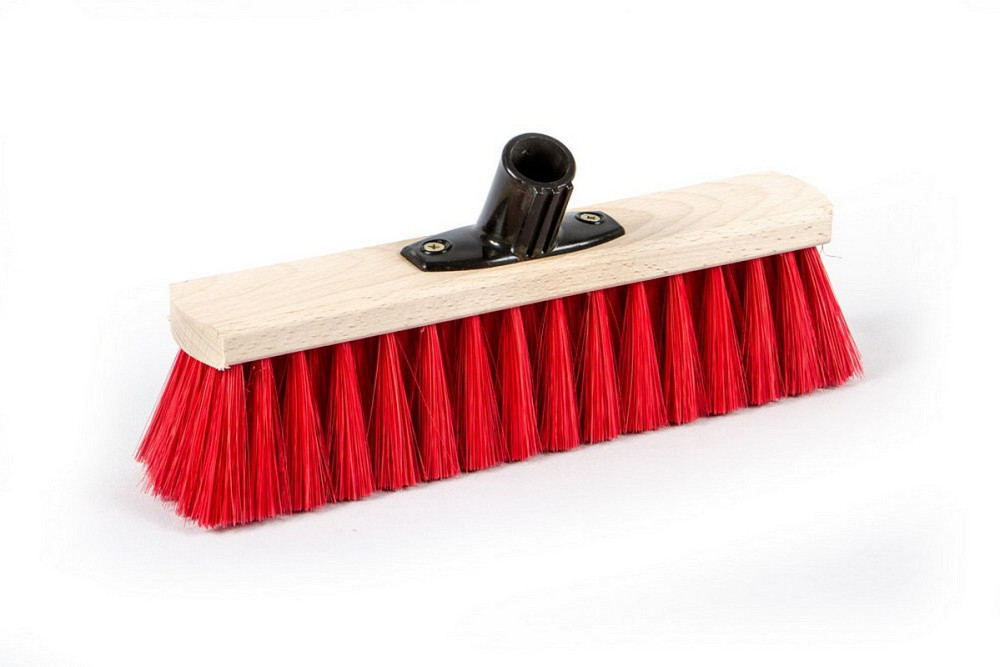 Щетка для внутренних помещений MASTERTOOL деревянная колодка 300х55х82/65 мм ПК без ручки 14-6525 Харків - зображення 1