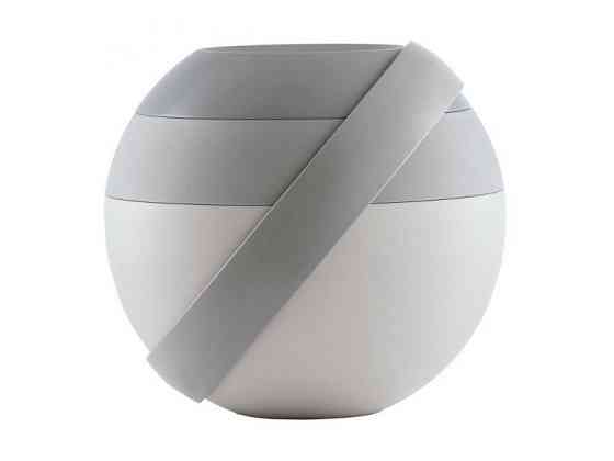 Ланч бокс з акумулятором холоду і столовими приладами Guzzini 100100162 сірий Киев