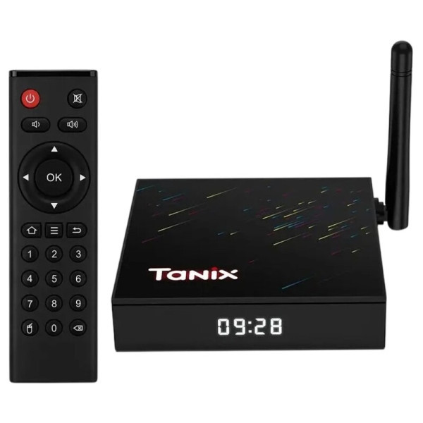 ТВ-приставка Tanix TX68 4/64GB Black Харків - зображення 1