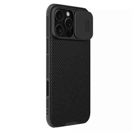 Карбоновая накладка Nillkin CamShield Pro Magnetic для Apple iPhone 16 Pro Max (6.9") Херсон