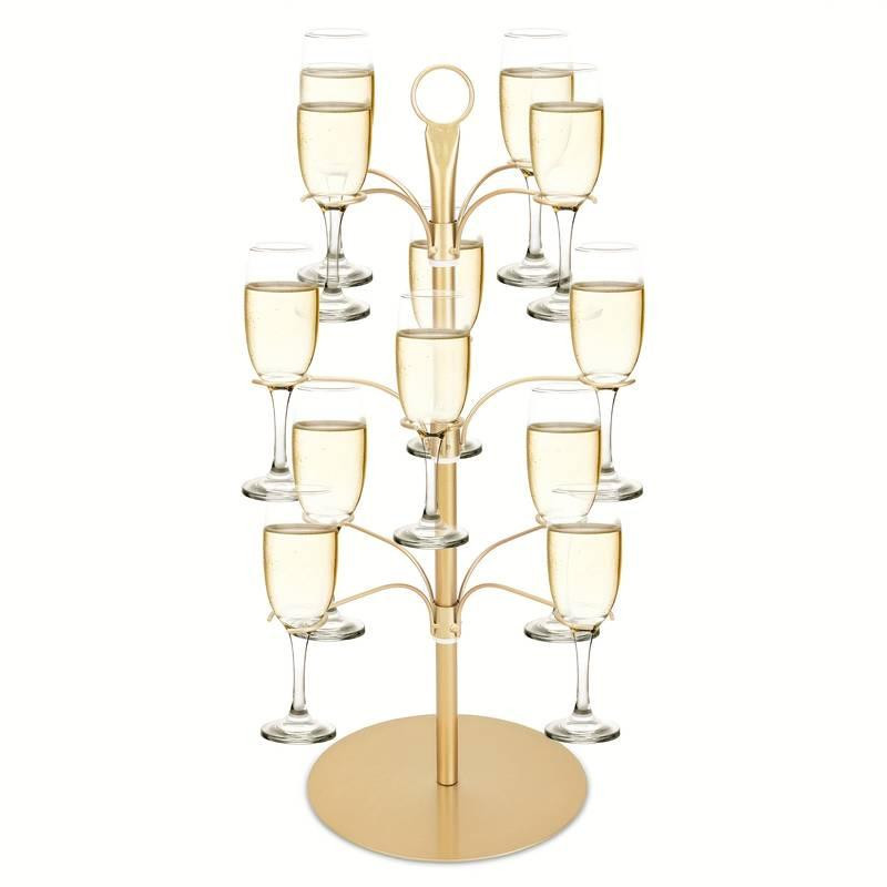 Подставка для коктейльного дерева Leeseph на 12 бокалов черная Одеса - зображення 1