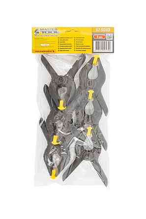 Струбцина столярная MASTERTOOL A-Type пружинная 110 мм захват 45 мм набор 6 шт 07-0545 Харків