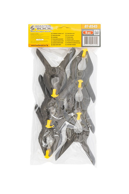 Струбцина столярная MASTERTOOL A-Type пружинная 110 мм захват 45 мм набор 6 шт 07-0545 Харків - зображення 4
