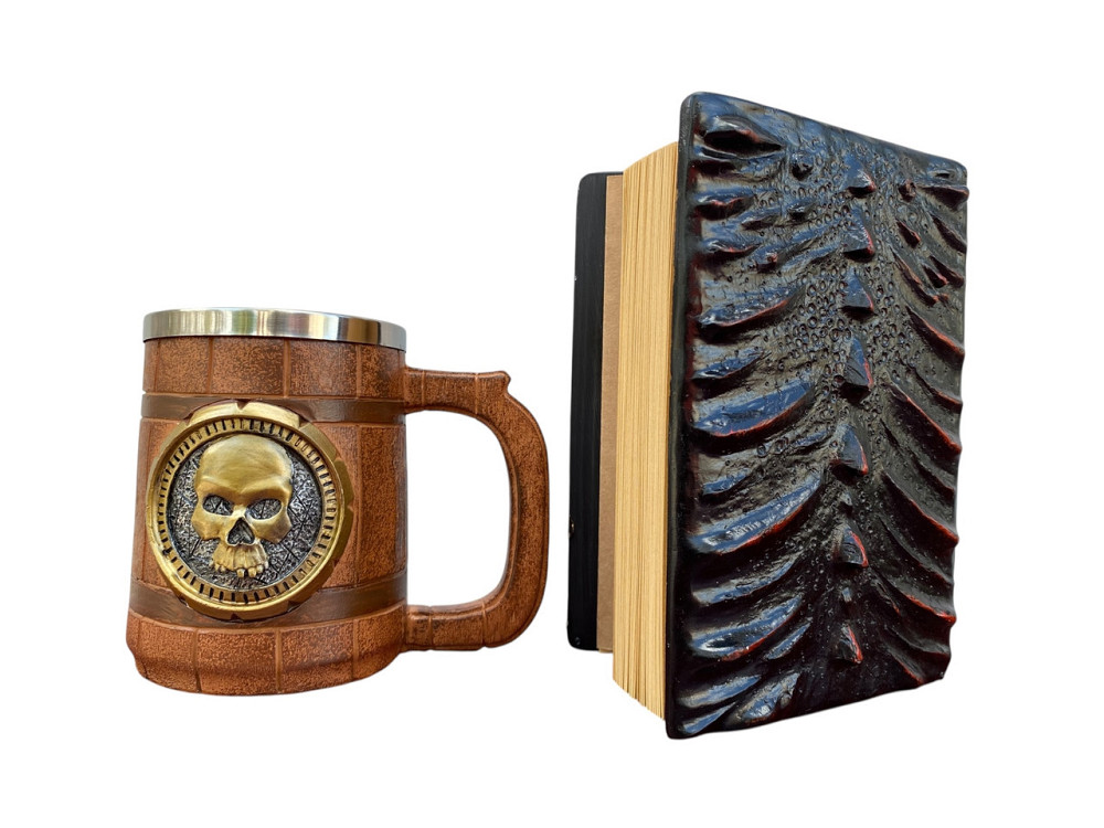 Подарочный набор Кружка 3 Череп и Блокнот 3 «Око пламенного Дракона» Киев - изображение 4