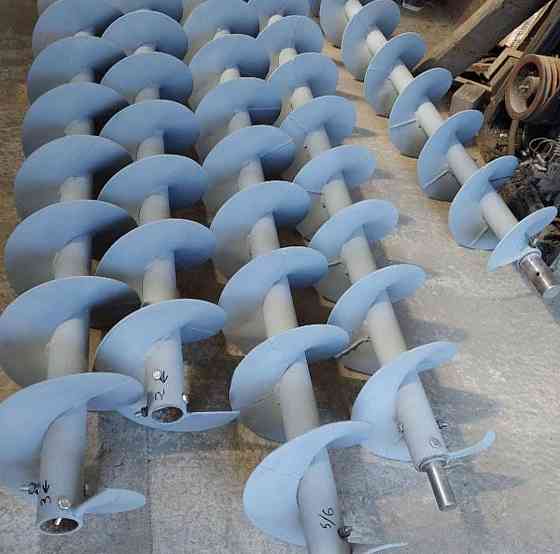 Шнековый транспортер толщина трубы или желоба от 2 мм до 8 мм  , шнек Киев