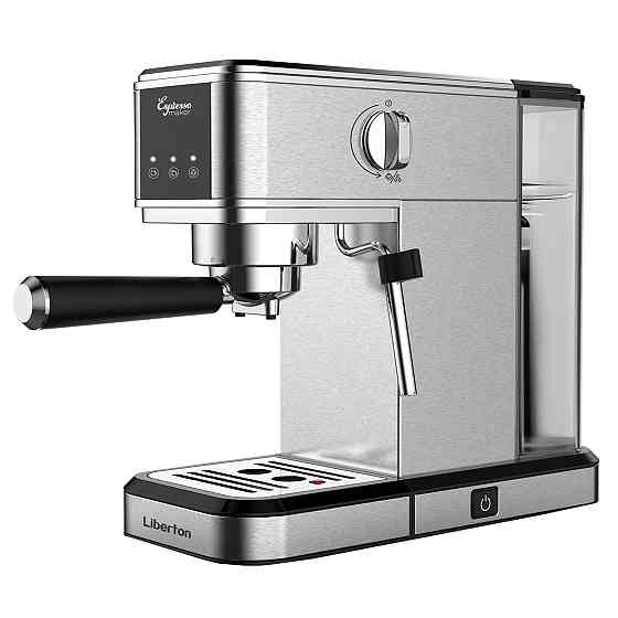 Кофеварка рожковая Liberton LCM-2207 1350 Вт серебристая Киев