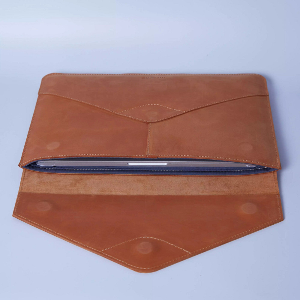 Чехол для ноутбука винтажный Incarne Message MacBook Air 15" 2023-2025 message-cognac-vintage-air-15 Київ - зображення 5