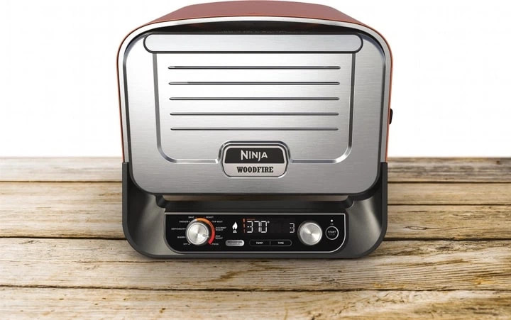 Электродуховка NINJA Woodfire OO101EU 2400 Вт терракотовая Київ - зображення 2