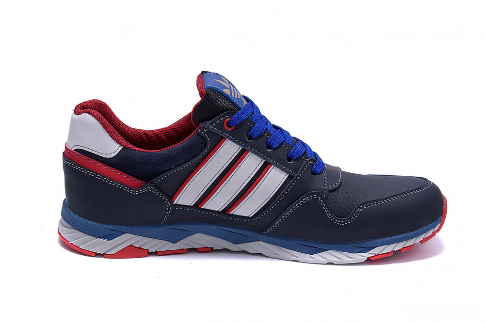 Мужские кожаные кроссовки Adidas Tech Flex Blue Київ - зображення 2