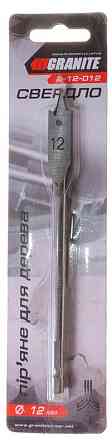 Сверло для дерева GRANITE перьевое 12х152 мм 6-гранный хвостовик ¼" 2-12-012 Харьков