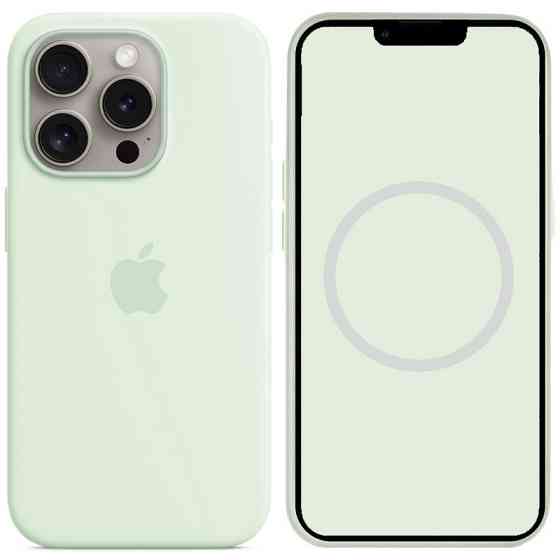 Чехол Silicone case (AAA) with Magsafe and Animation для Apple iPhone 15 Pro (6.1") Херсон