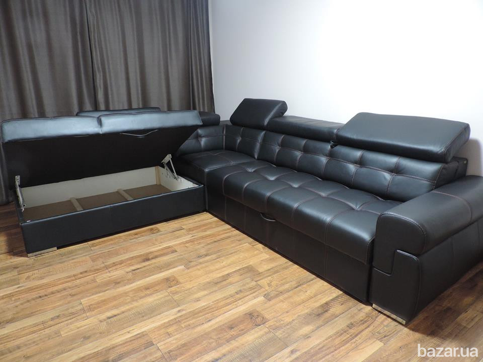 Шкіряний розкладний куток. Кутовий диван Atlantis Киев - изображение 5