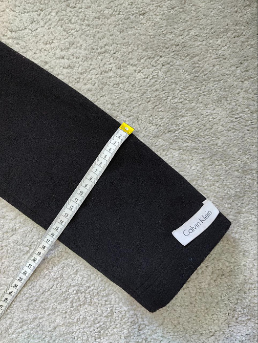 Оригінальне чорне двобортне пальто Calvin Klein з бірками Раздельная - изображение 7