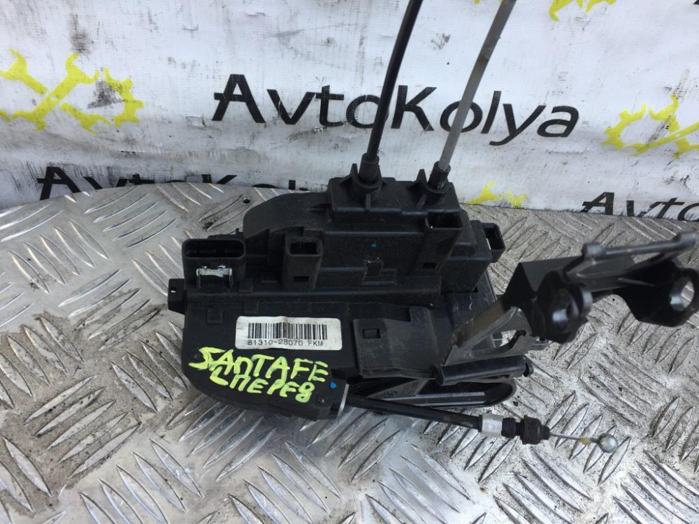 Замок двери передний левый Hyundai Santa Fe 2006-2012 (81310-2B070) Ковель - зображення 2